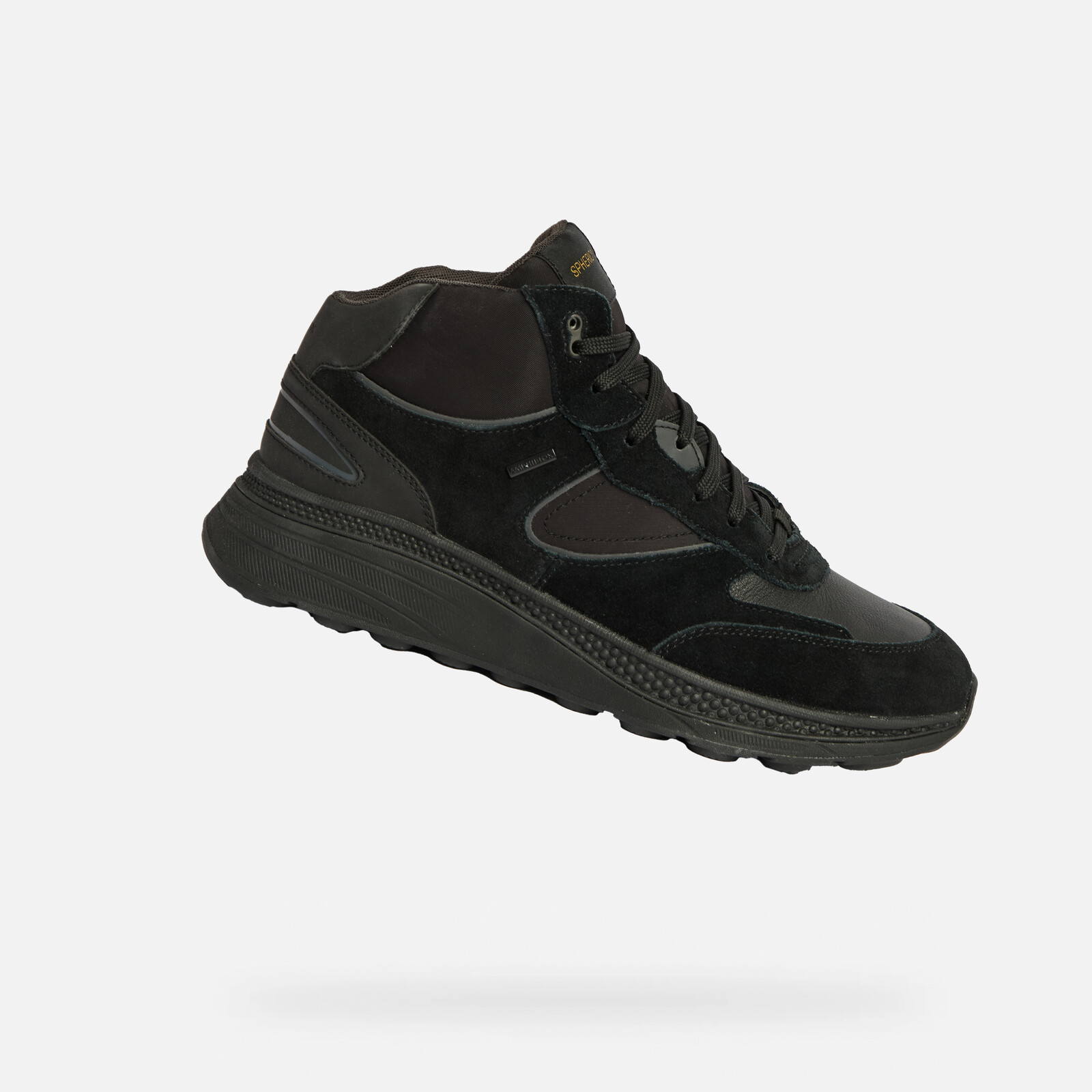 Geox Spherica Actif X1 Men's Black Ankle Boots - Mens