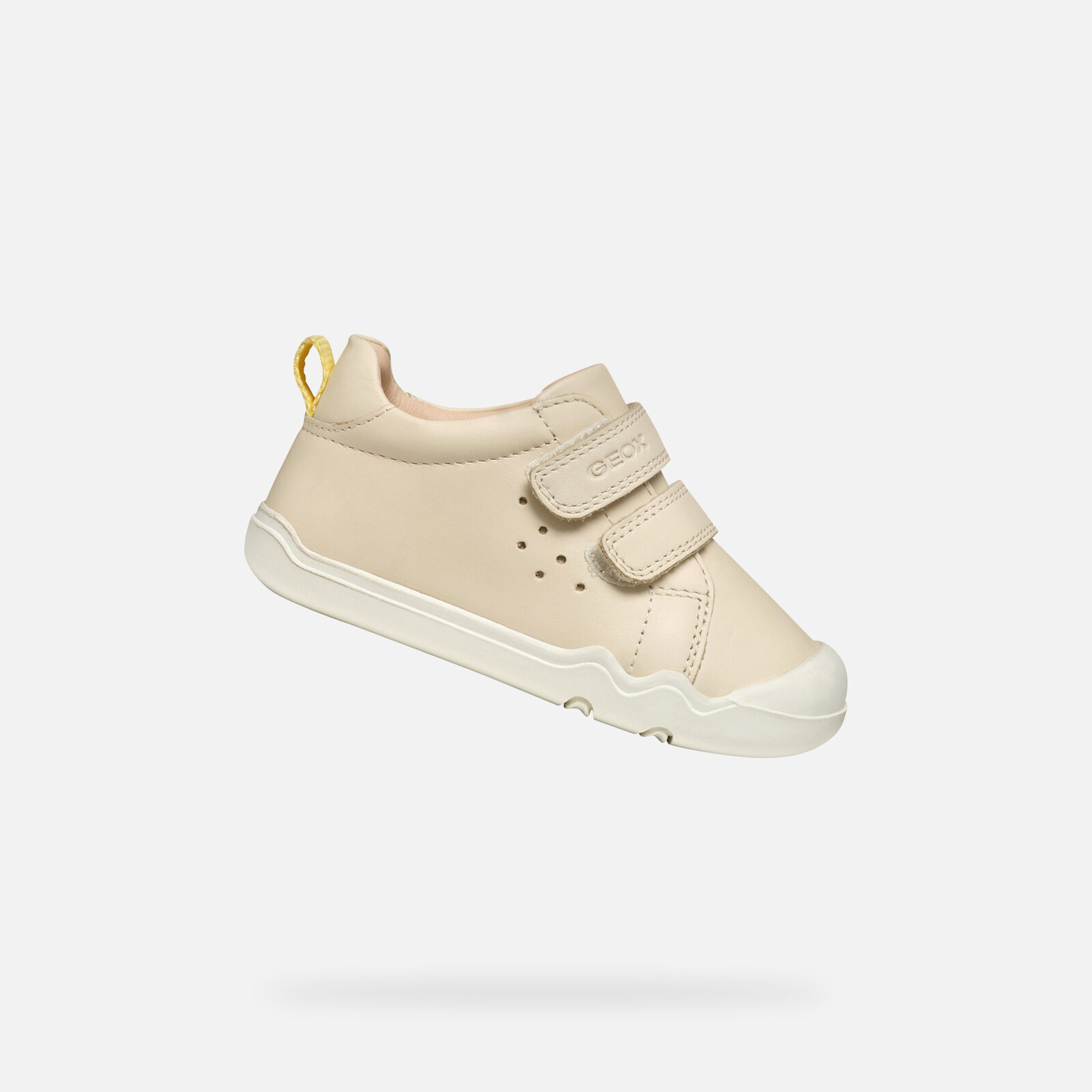 Cream Girls' Barefoot Sneakers Geox Steppieup - Girls