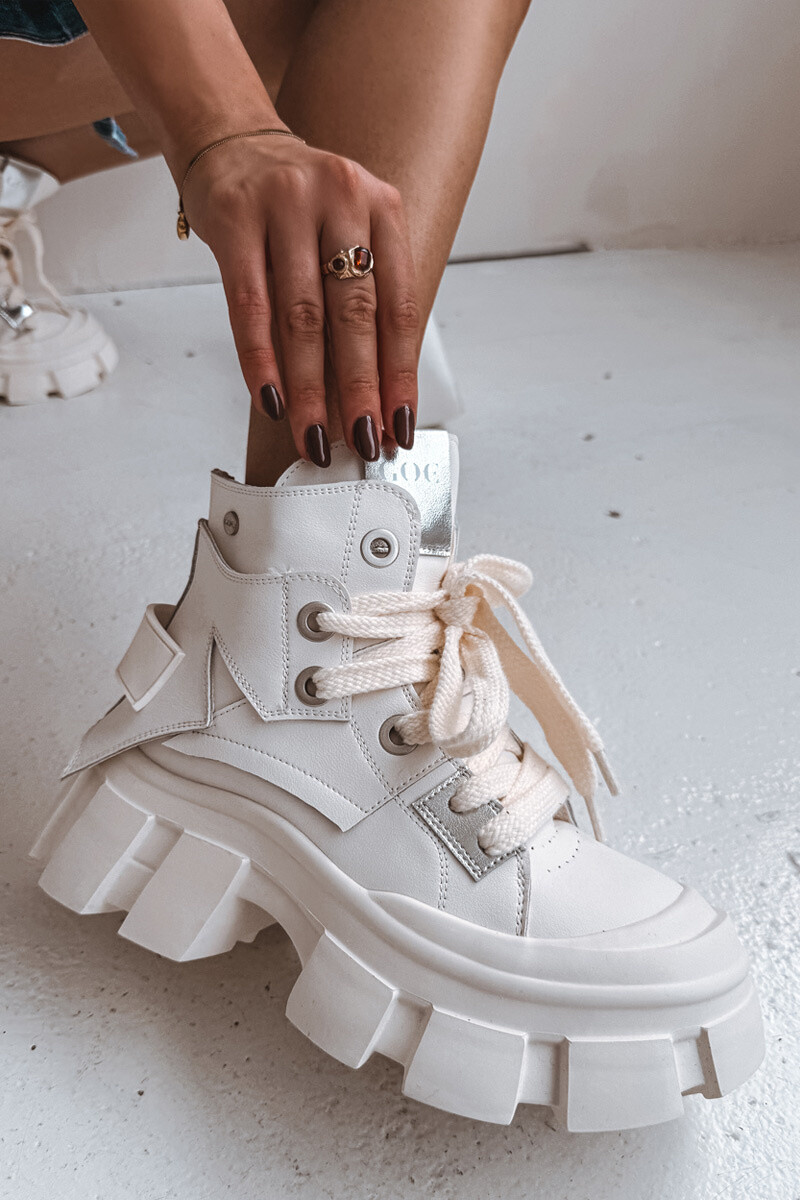 Kožené zateplené športové čižmy GOE