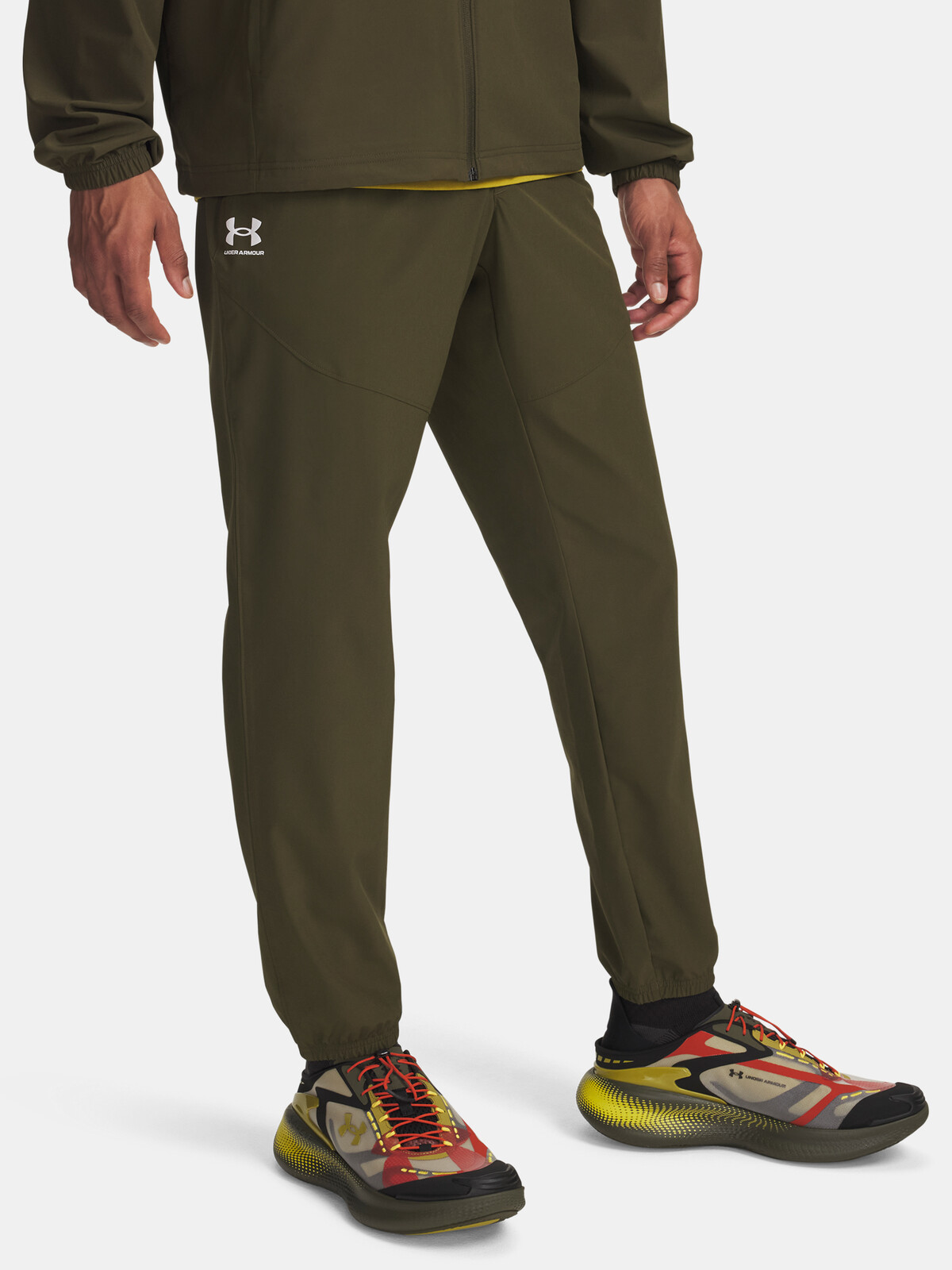 Men's Under Armour UA Vibe Woven Jogger-GRN Sweatpants - Mens