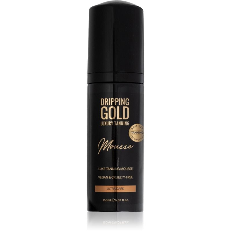 Dripping Gold Luxury Tanning Mousse samoopaľovacia pena odtieň Ultra Dark 150 ml