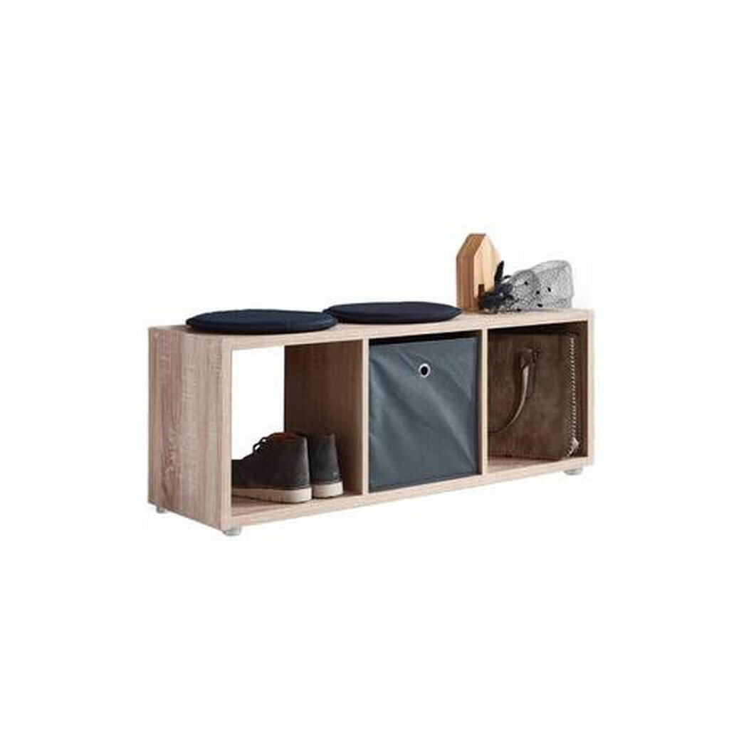 MID.YOU REGÁL NA TOPÁNKY, dub sonoma, 37,5/108,5/33 cm