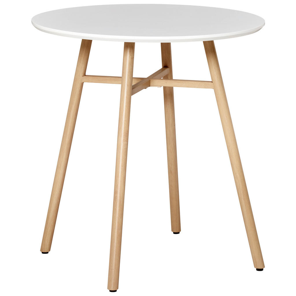 MID.YOU JEDÁLENSKÝ STÔL, biela, farba duba, 70/75/70 cm