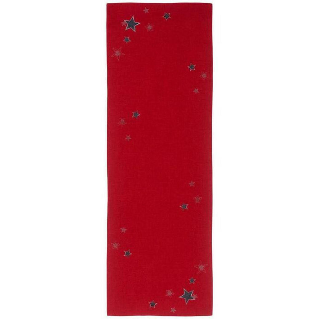 X-Mas ÚZKY OBRUS, 50/150 cm, červená