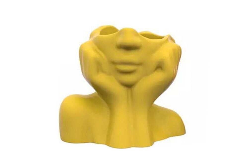 Vase Iskandinav Layd - Yellow