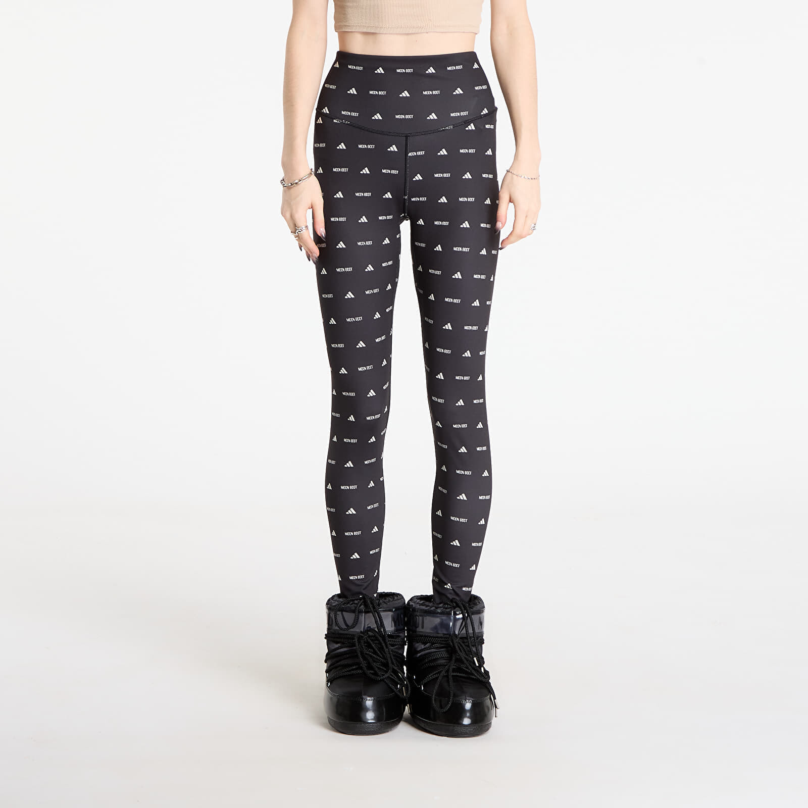 Legíny adidas x Moonboot Legging Black/ Clear Brown L