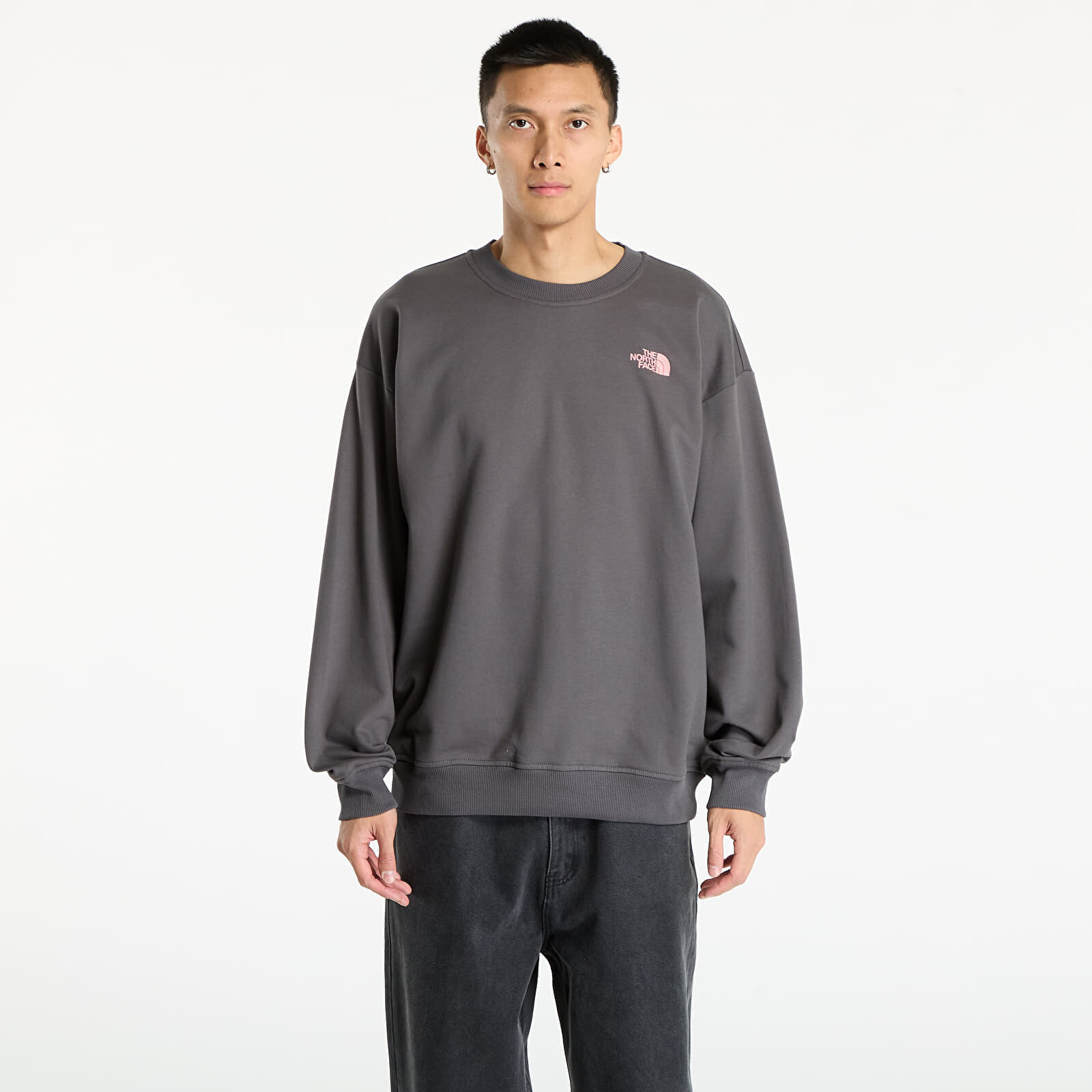 Mikina The North Face U Expedition Celebration Oversized Crew UNISEX Anthracite Grey L