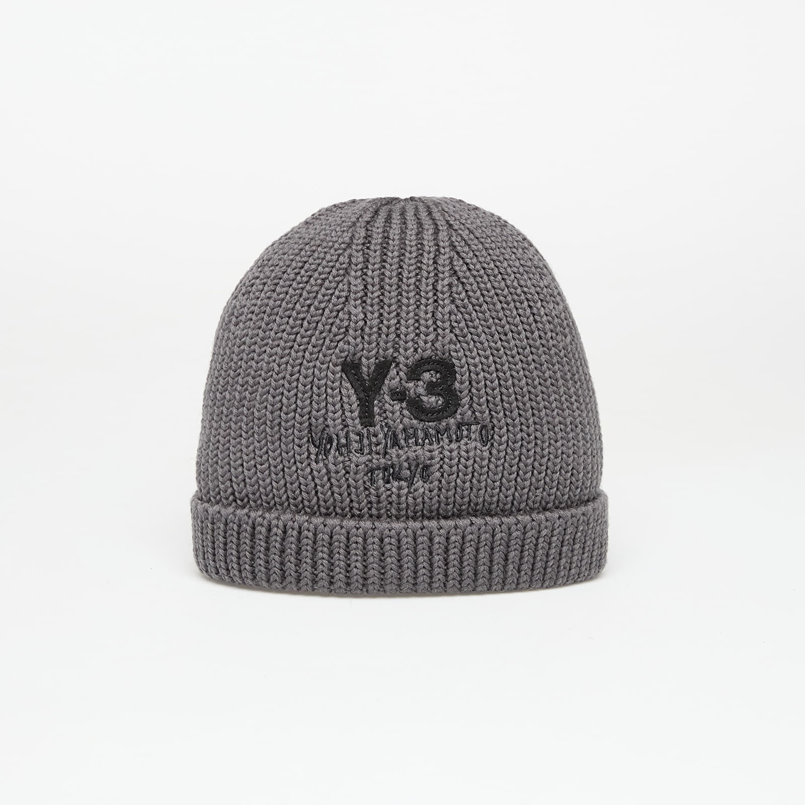 Čiapka Y-3 Knit Beanie Granite OSFM