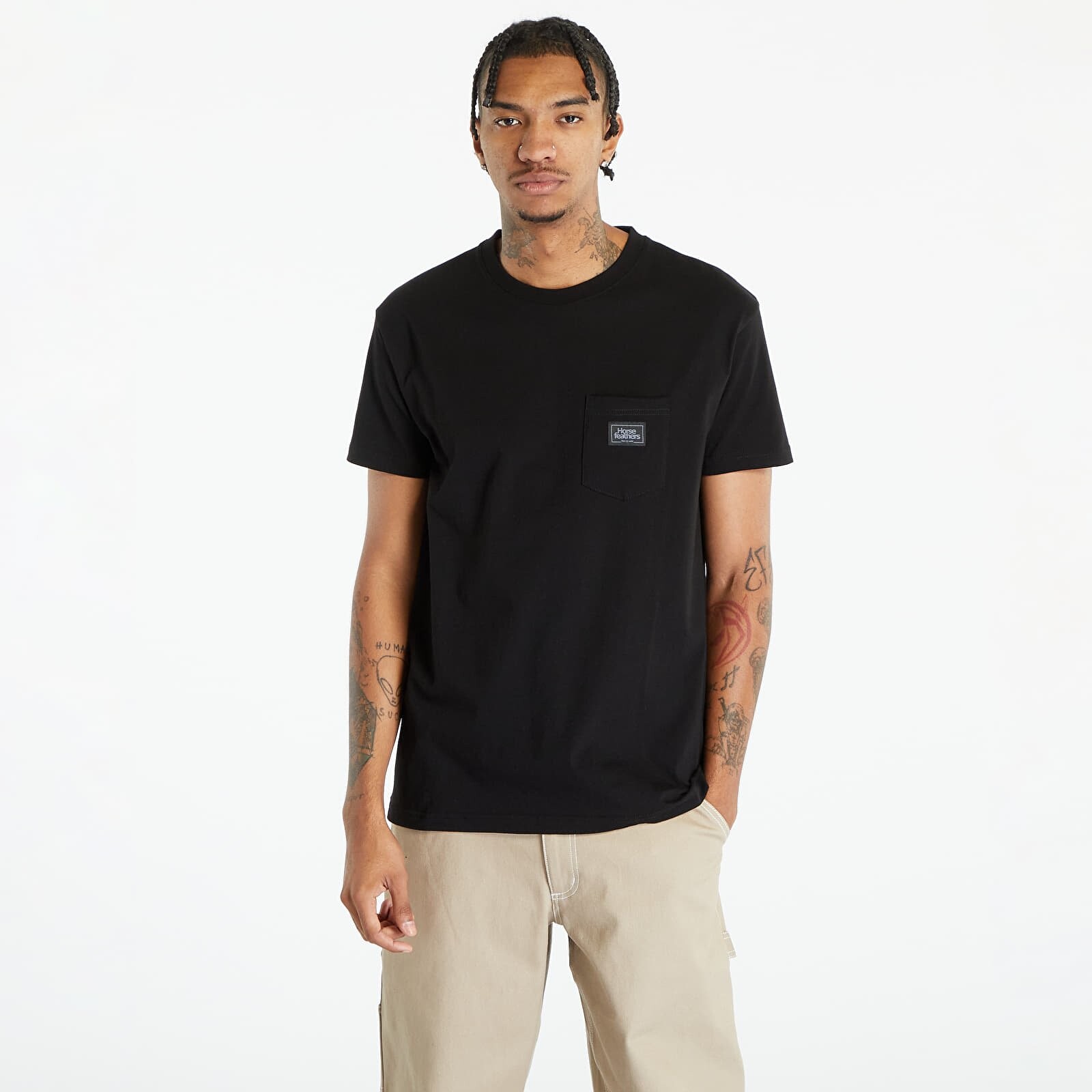 Tričko Horsefeathers Alpha T-Shirt Black S