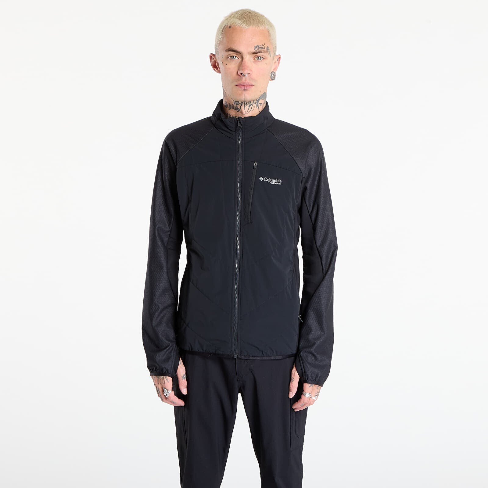 Mikina Columbia Arctic Crest™ Hybrid Full Zip Black XL