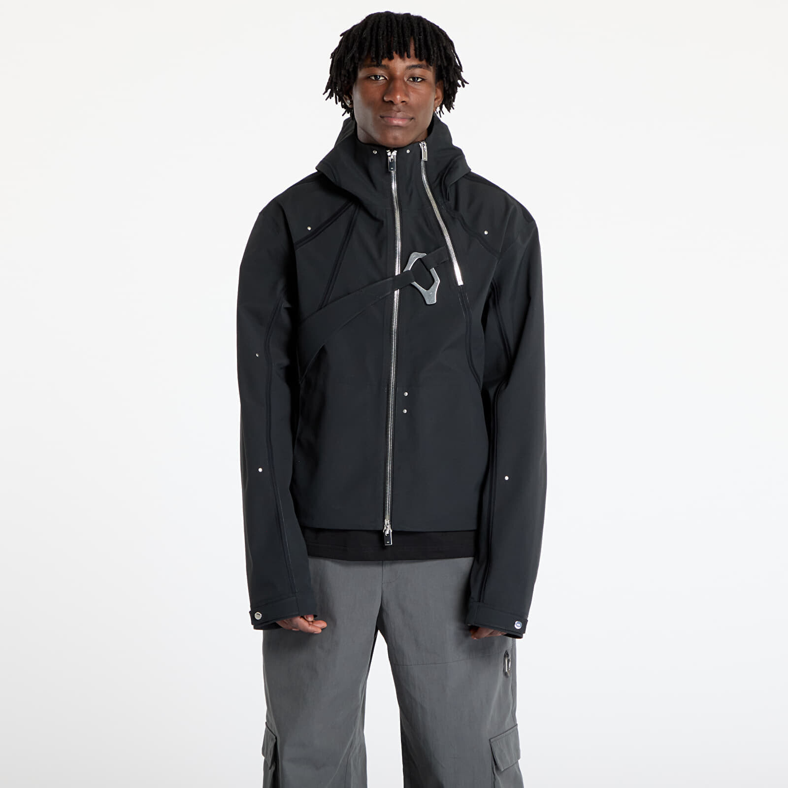 Bunda HELIOT EMIL Moire Technical Jacket Black 52