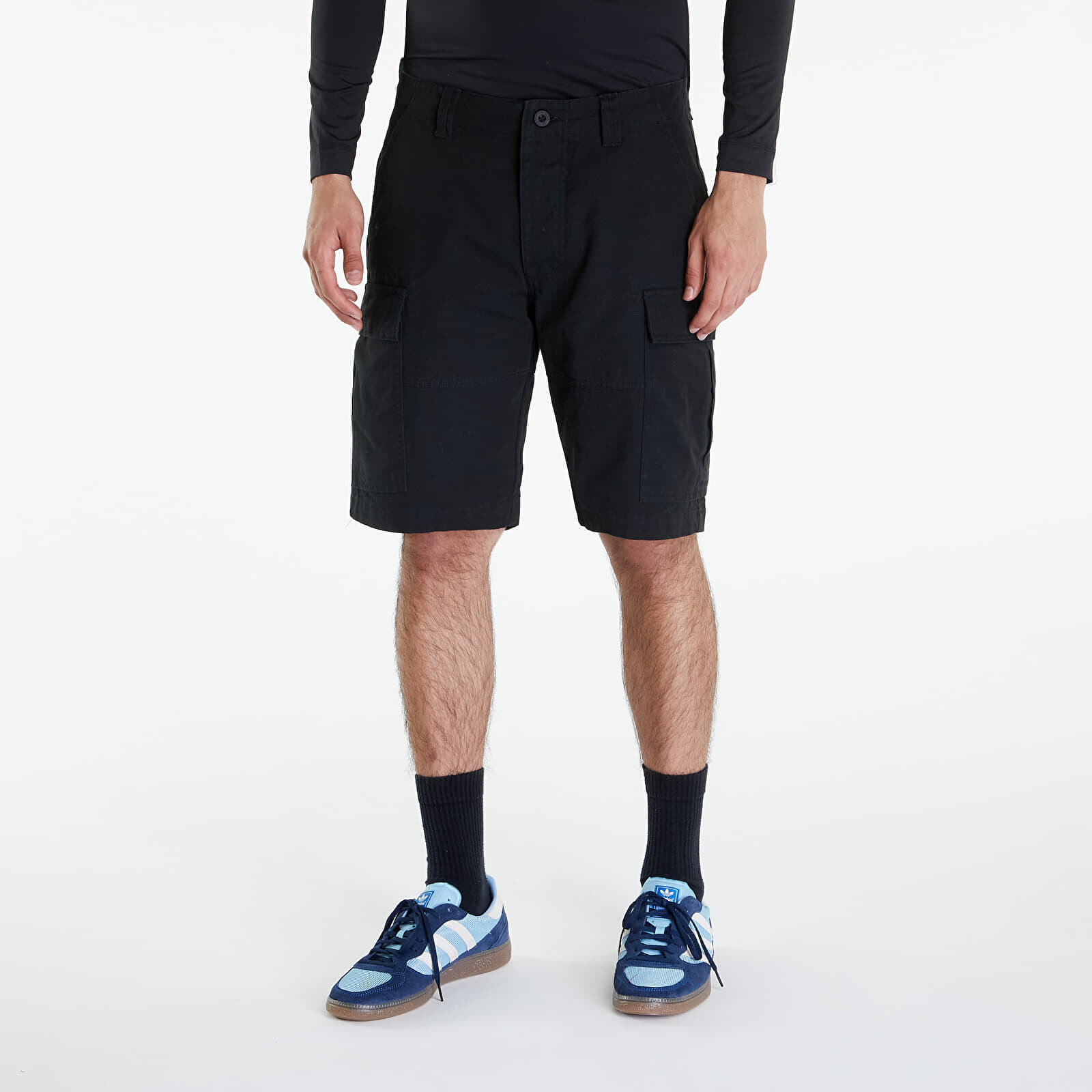 Šortky Horsefeathers Twill Shorts Baxter Black 28
