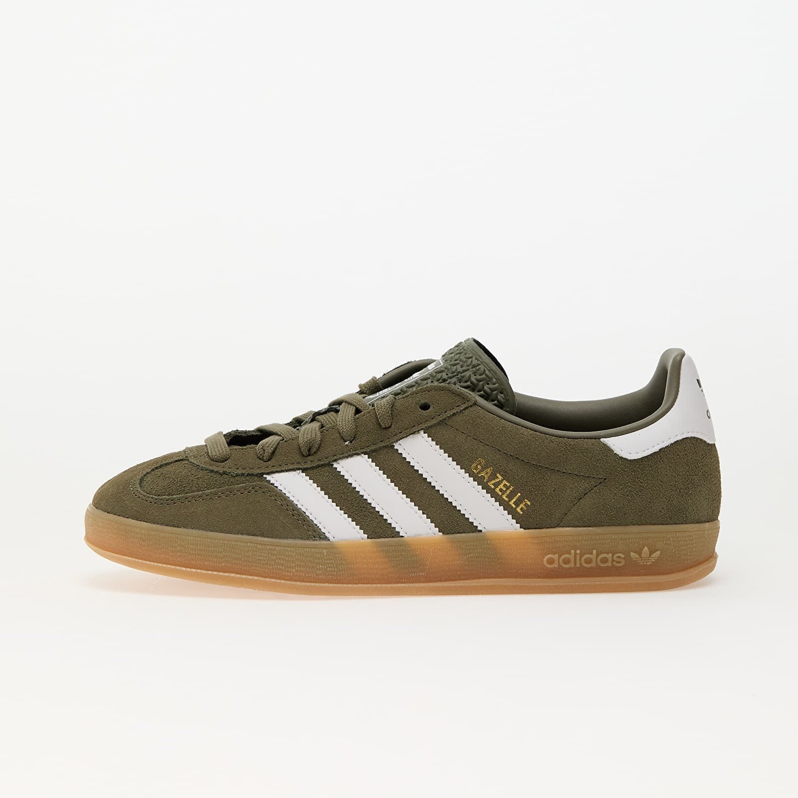 Tenisky adidas Gazelle Indoor Olive Strata/ Ftw White/ Gold Metallic EUR 36 2/3