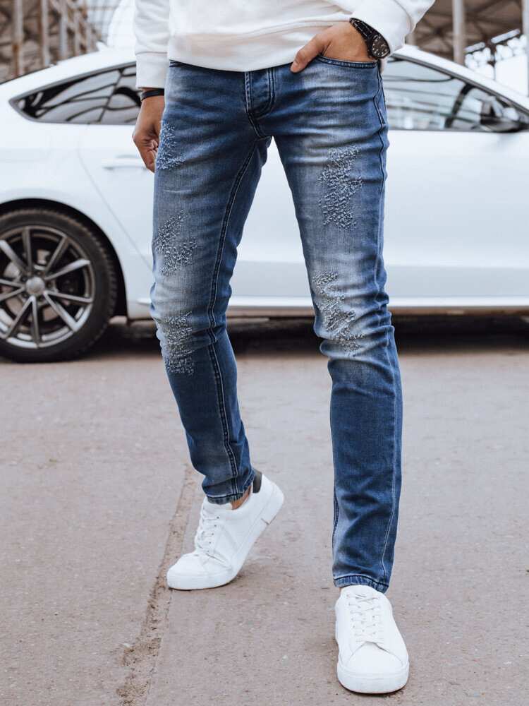 Spodnie męskie jeansowe granatowe Dstreet