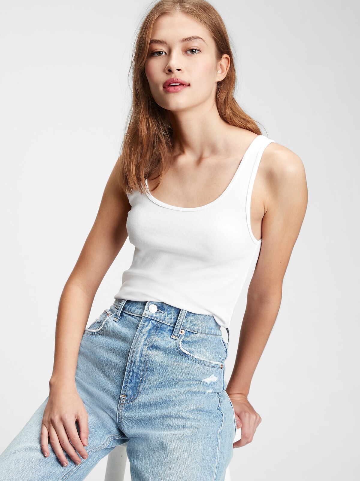GAP Tielko modern tank top Biela