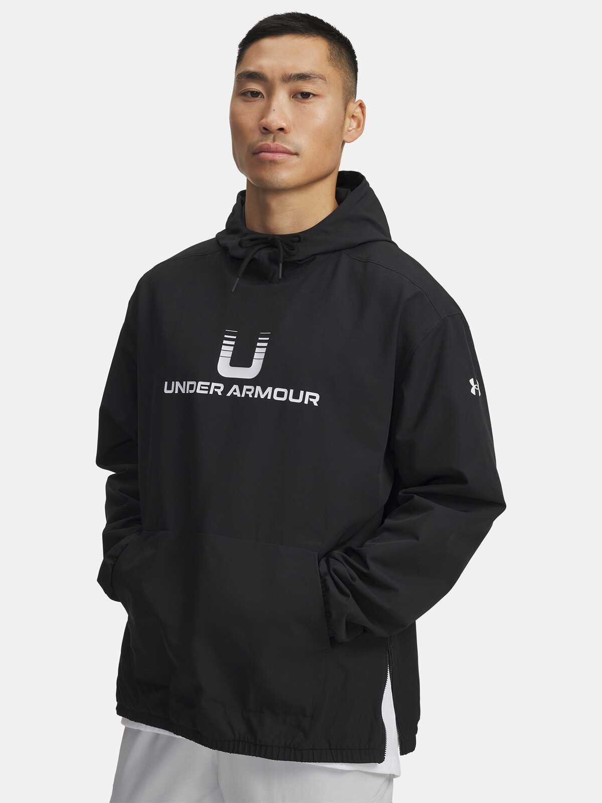Men's Under Armour UA Unstoppable Wvn Hoodie-BLK - Men's