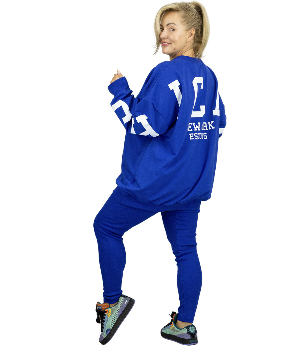 Pri Women's tracksuit loose sweatshirt + ribbed leggings CHICAGO