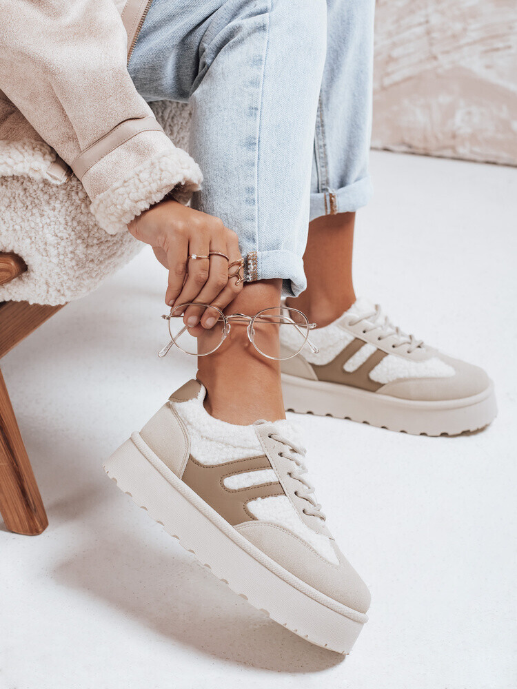 Dámske nízke tenisky na platforme