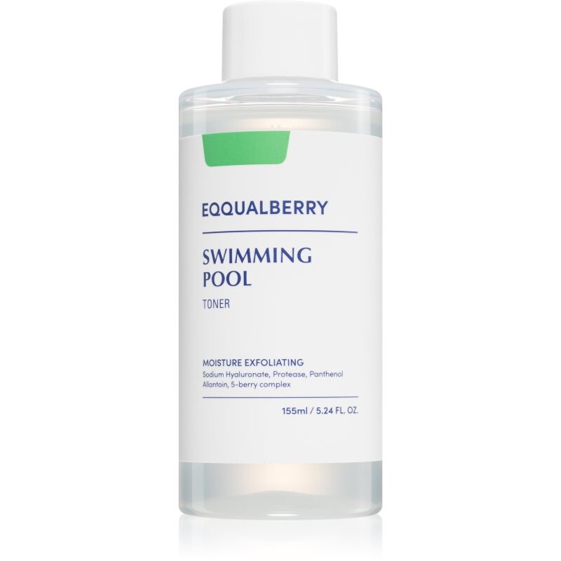 EQQUALBERRY Swimming Pool Toner hydratačné tonikum s exfoliačným účinkom 155 ml