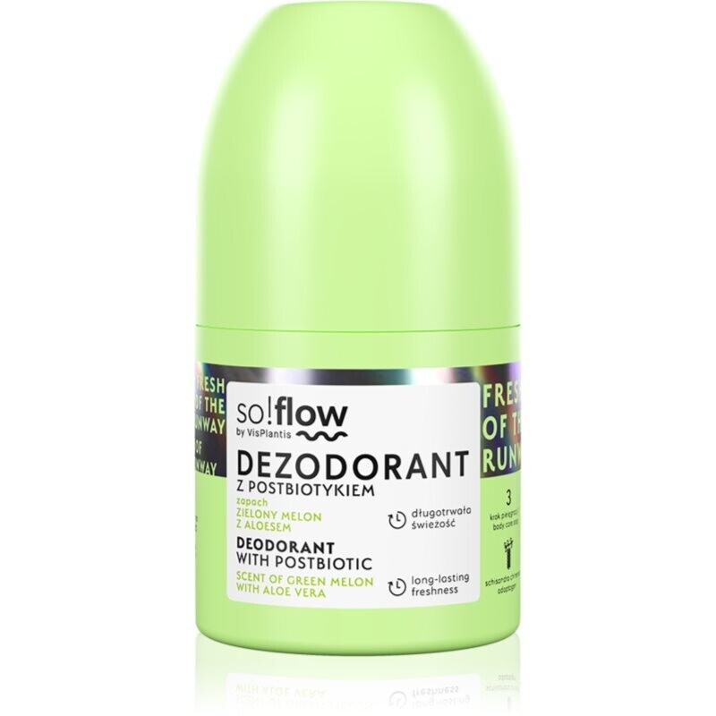 so!flow Deodorant With Postbiotic dezodorant roll-on 50 ml