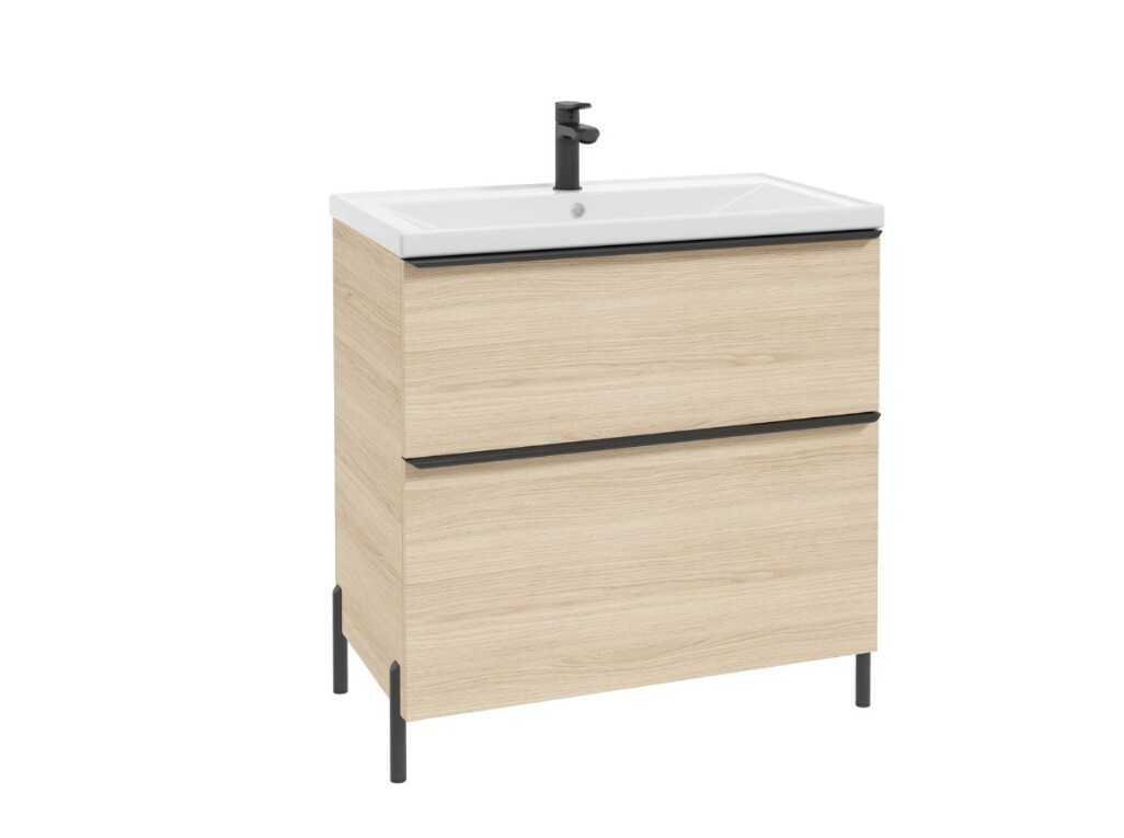 ArtDef Skrinka pod umývadlo NINO DUB VICENZA | D80/45 cm