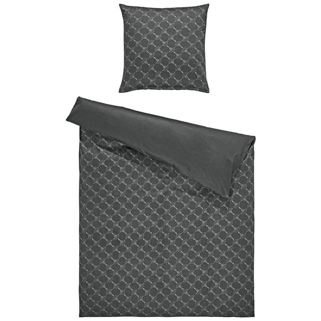 Joop! OBOJSTRANNÁ POSTEĽNÁ BIELIZEŇ, makosatén, grafitová, 135/200 cm