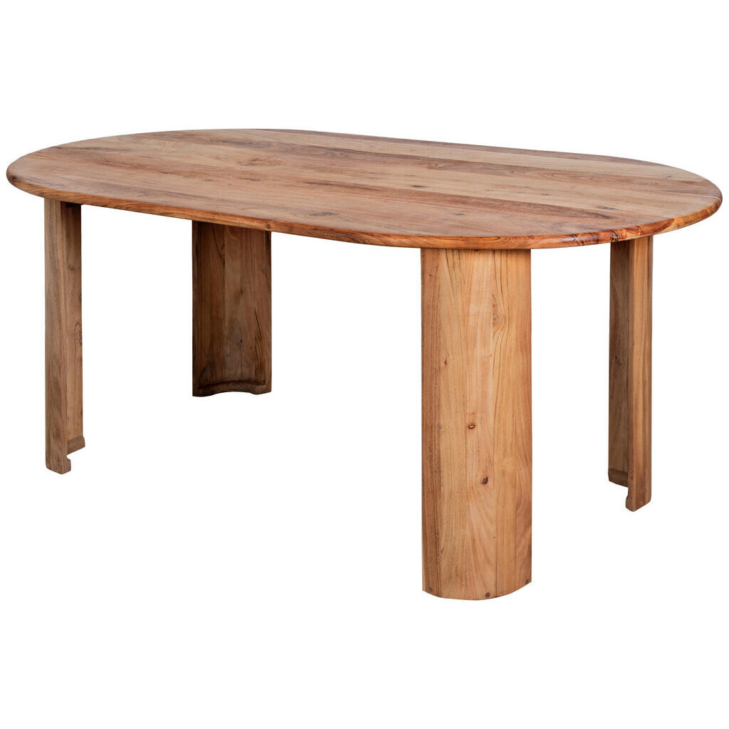 MID.YOU JEDÁLENSKÝ STÔL, akácia, prírodná farba, 208/100/76 cm