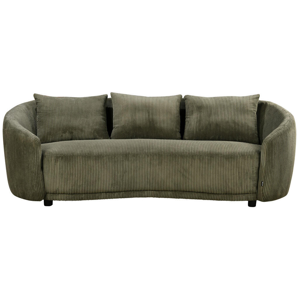 Carryhome TROJMIESTNA POHOVKA, plast, textil, olivovozelená