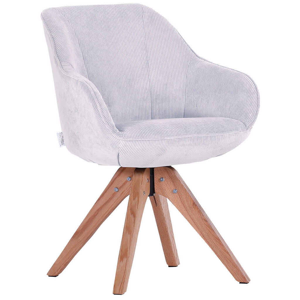 Hom`in STOLIČKA S PODRÚČKAMI, kord, krémová