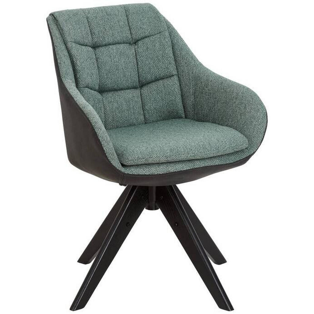 Landscape STOLIČKA S PODRÚČKAMI, tkaná textília, mikrovlákno, antracitová, zelená, čierna