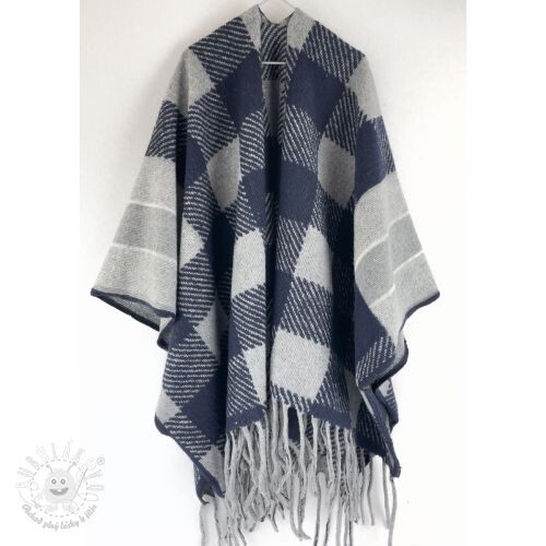 Poncho PRATO boiled wool design G