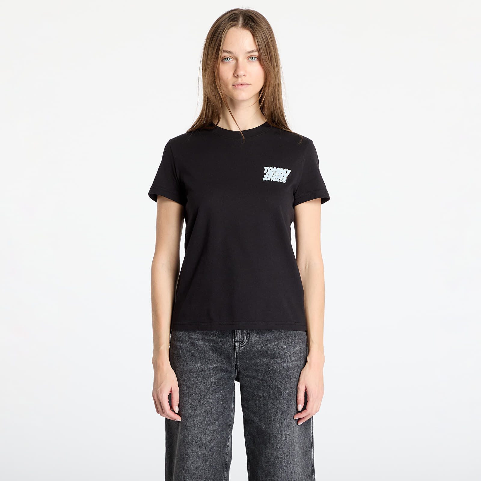 Tričko Tommy Jeans Reg Tj Bubble Tee Black S