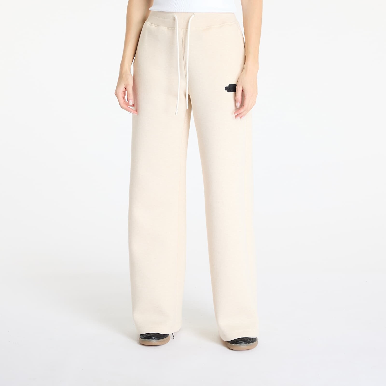 Tepláky The North Face Wide Leg Jogger TNF White M