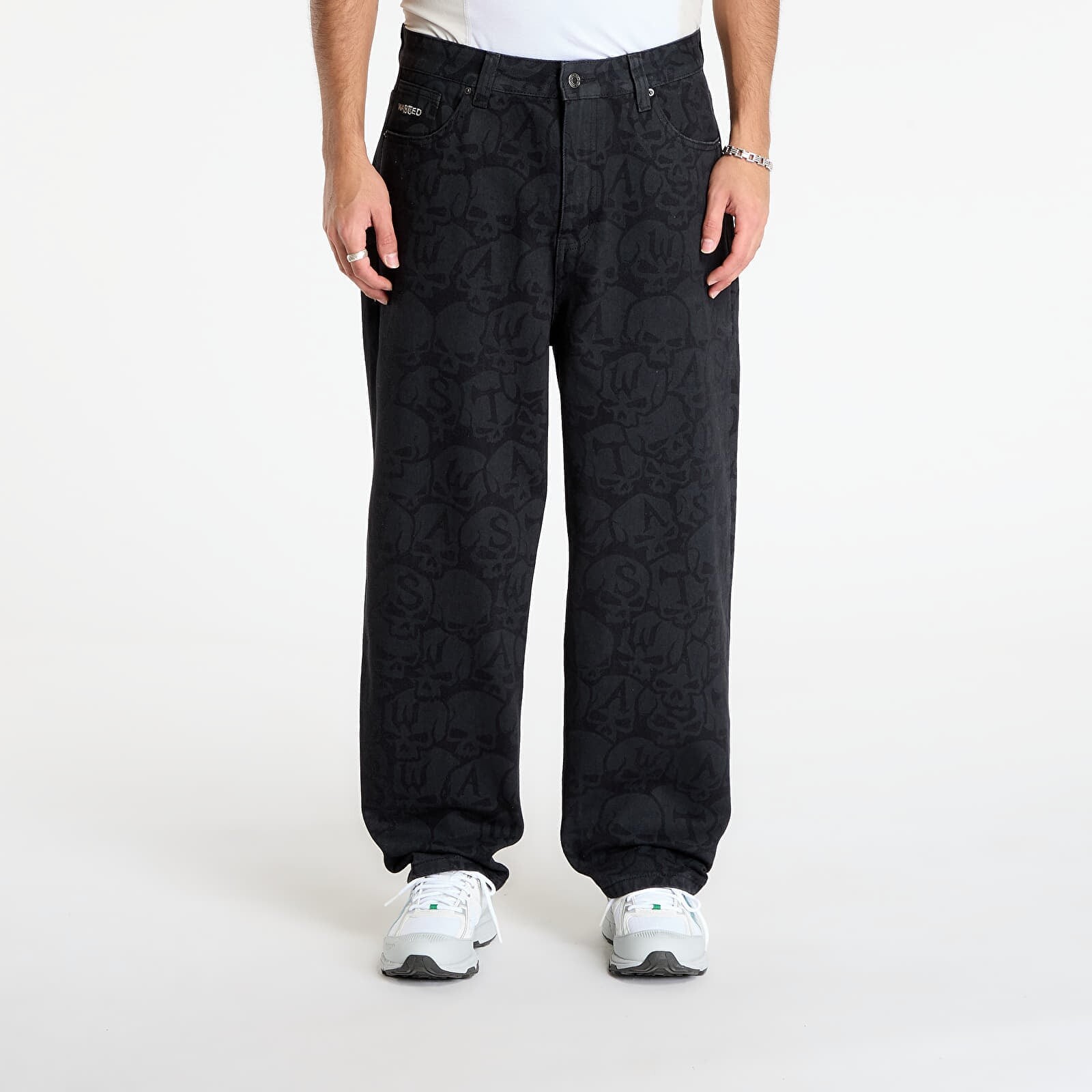 Kalhoty Wasted Paris M Bury Casper Pant Black/ Faded Black 34