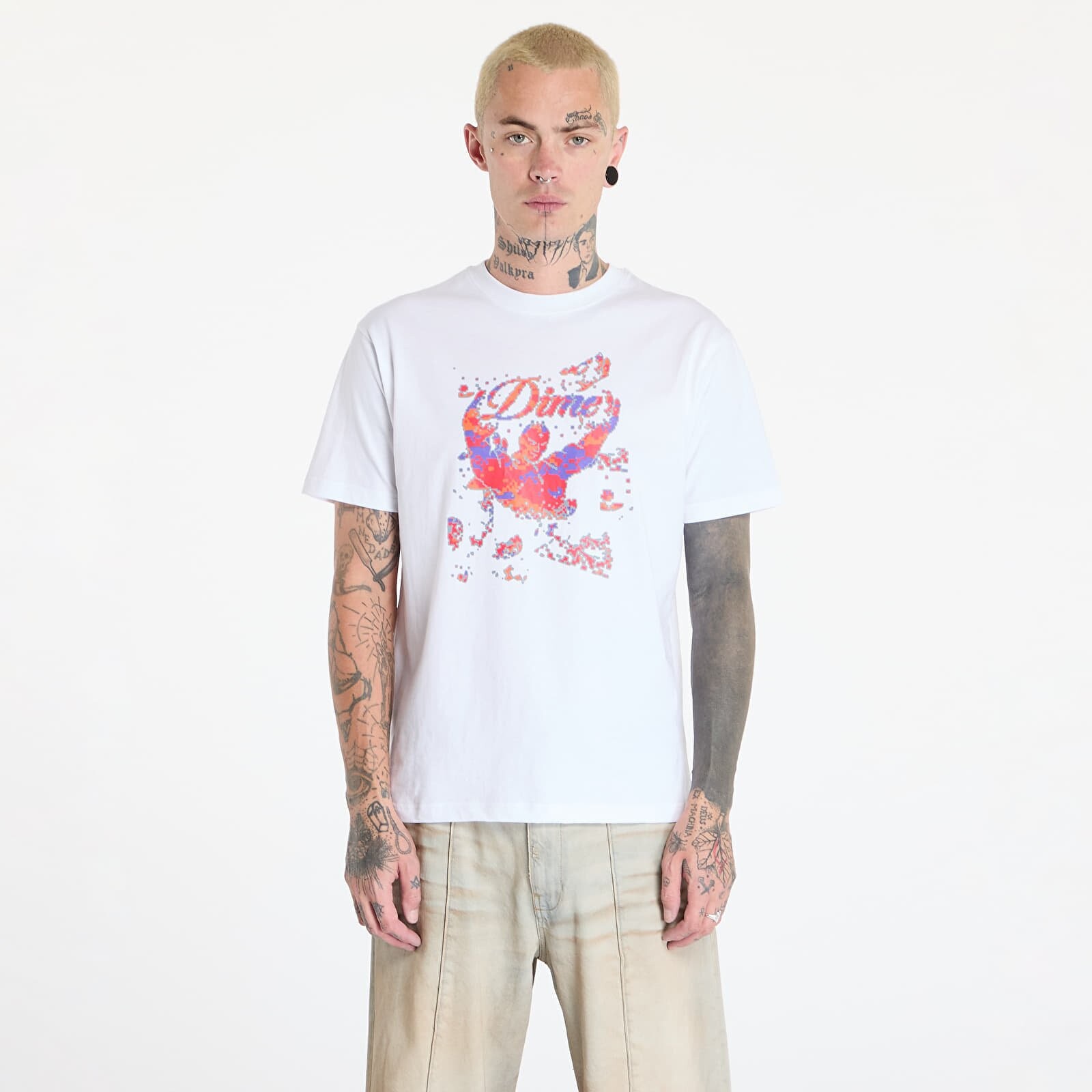 Tričko DIME Genie T-Shirt UNISEX White XS