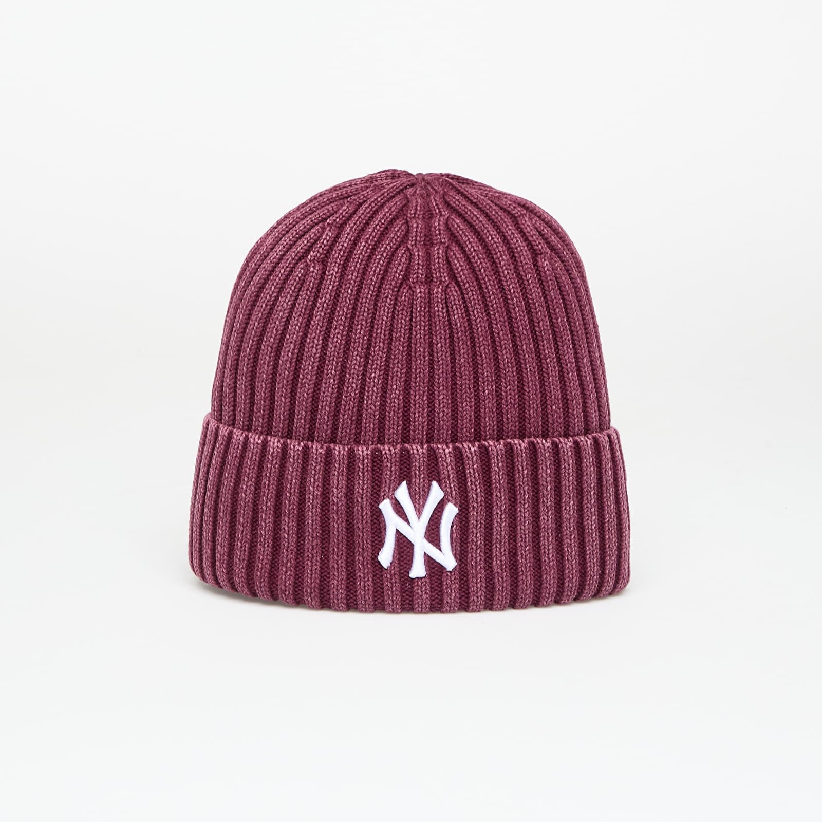 Čiapka New Era New York Yankees MLB Cuff Knit Beanie Hat Washed Dark Red Universal