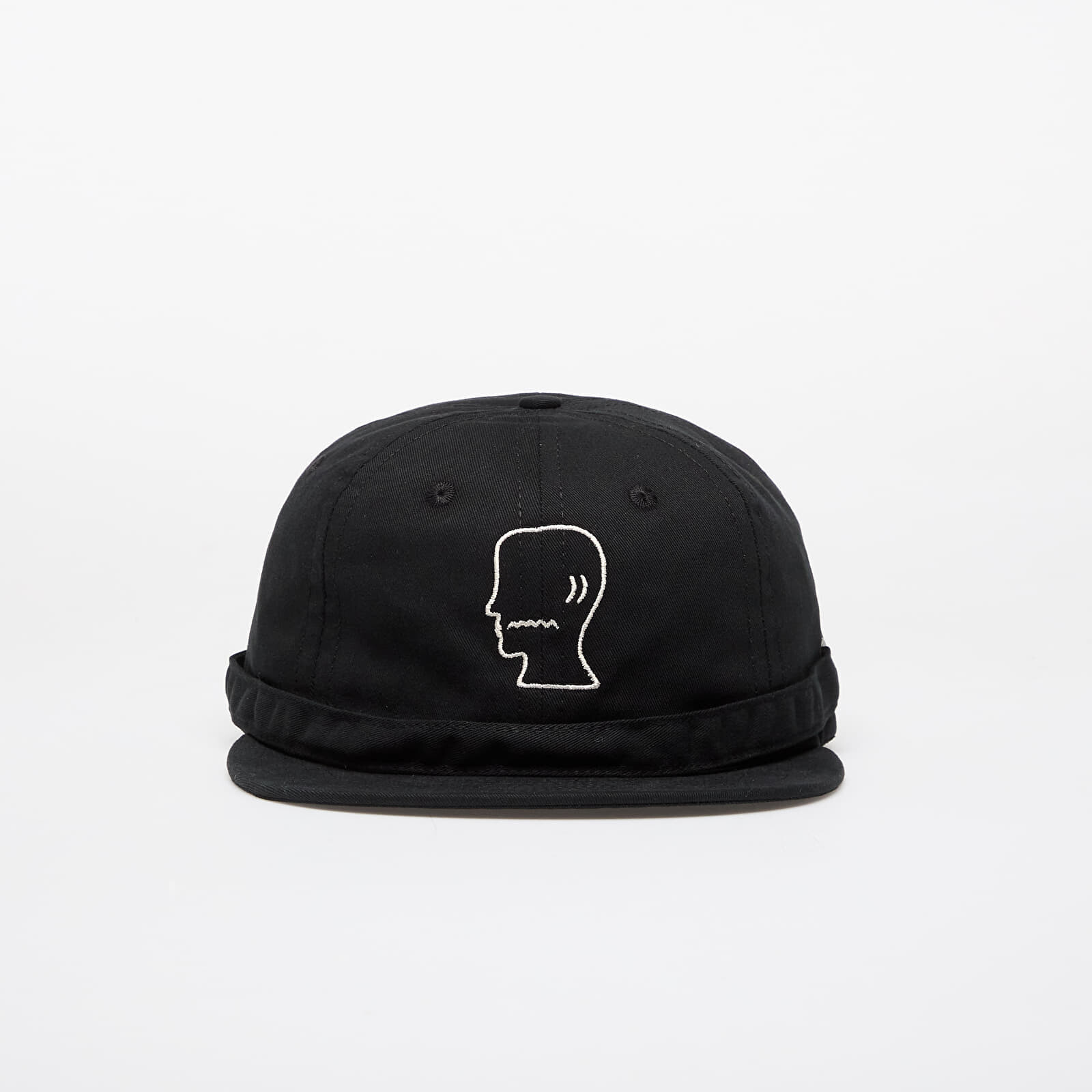 Šiltovka Brain Dead Extended Strap 6 Panel Logohead Hat Black Universal