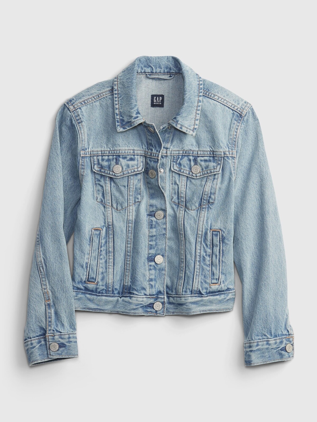GAP Kids Denim Jacket Icon Dnm Jkt - Lt - Girls