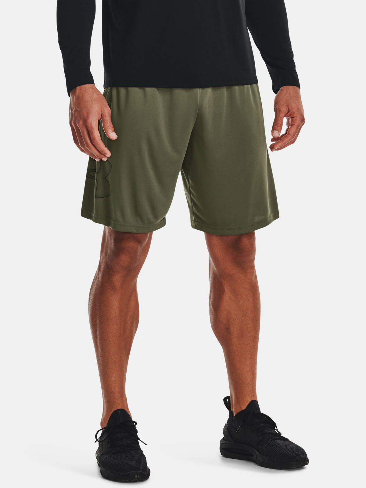 Kaki športové kraťasy Under Armour UA TECH GRAPHIC SHORT