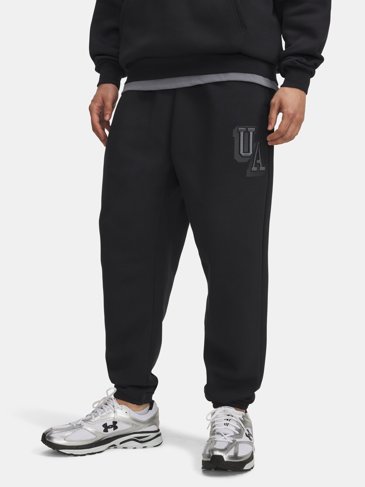 Men's Sweatpants Under Armour UA Icon Flc Graphic Jgr-BLK - Mens