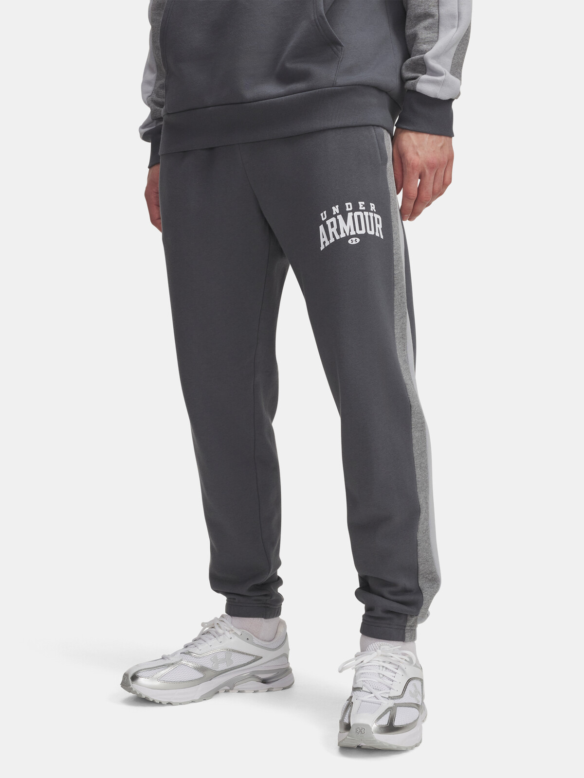 Men's Under Armour UA Rival Flc CB Pants-GRY - Mens