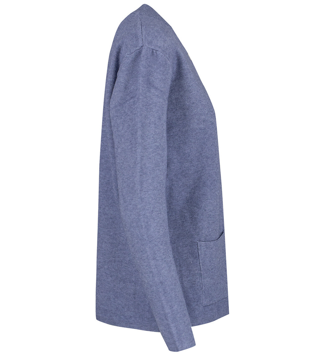 Pri Classic warm thick short cardigan sweater EMILIA decorative buttons