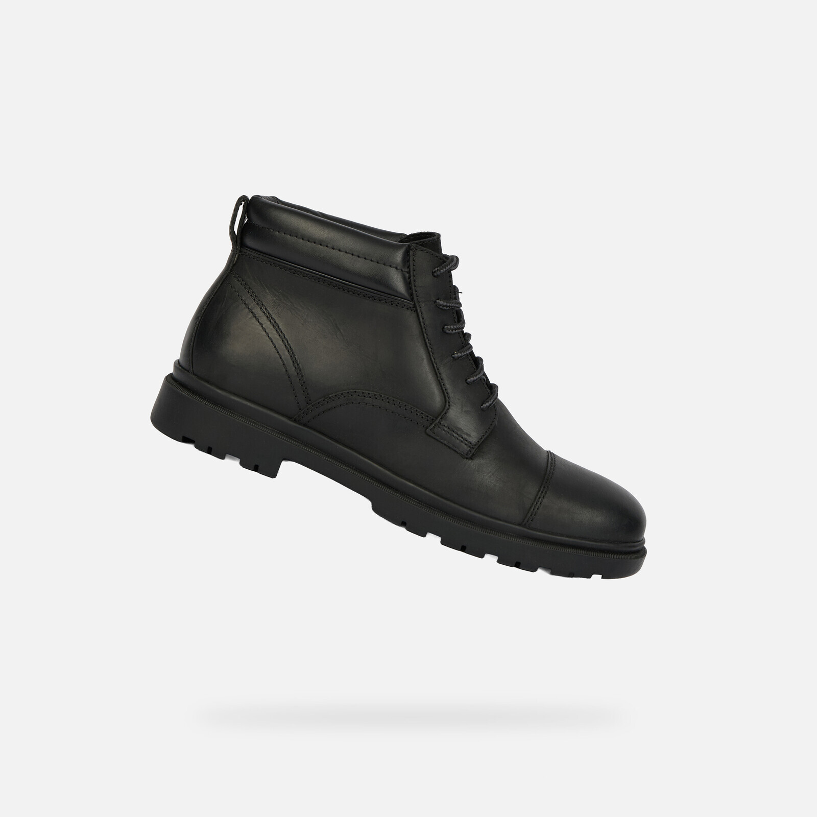 Čierne pánske členkové topánky Geox Andalo