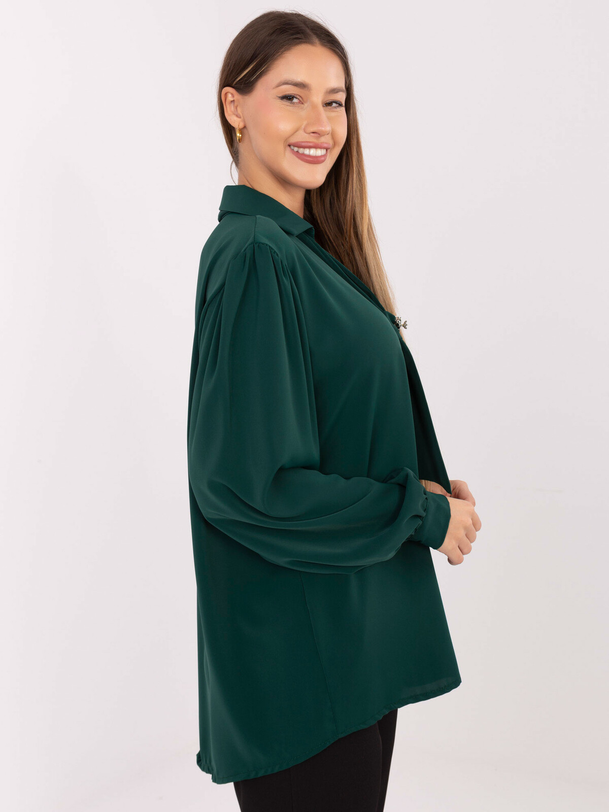 Blouse-IT-BZ-28913.17-dark green