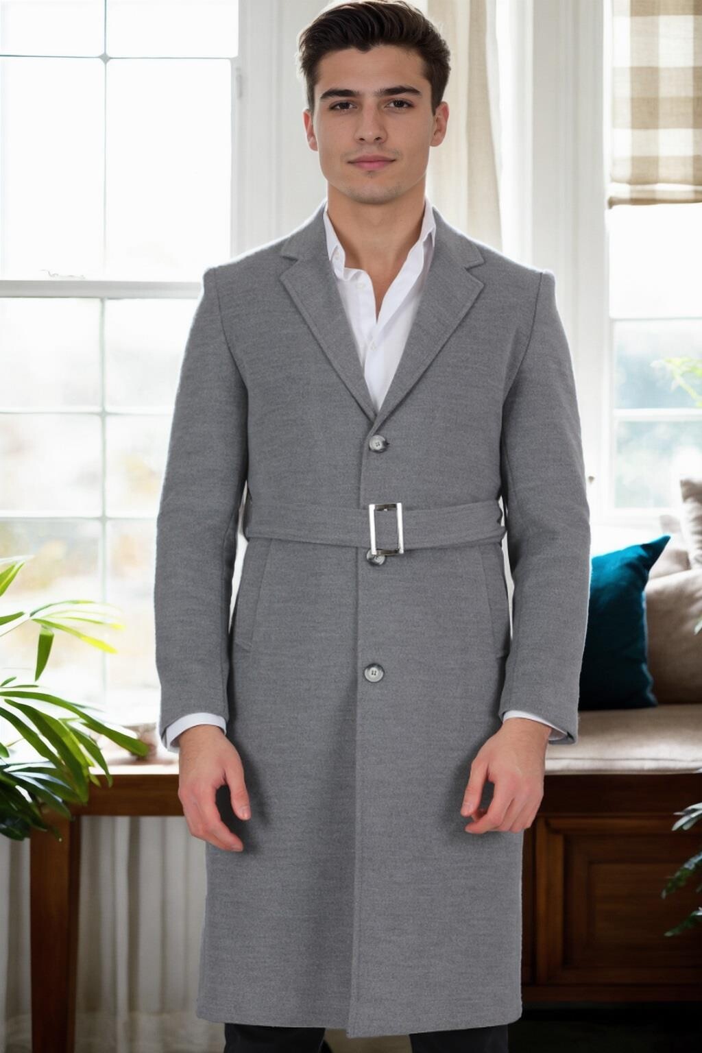 PLT9400 DEWBERRY MEN'S COAT-GREY