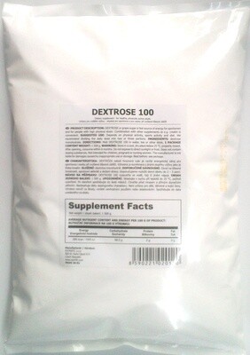 Extrifit dextrose 100 - hroznový cukr 1500 g výpredaj (pošk.obal)