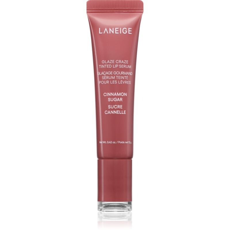 LANEIGE Glaze Craze Tinted Lip Serum tónovací balzam na pery odtieň Cinnamon Sugar 12 g