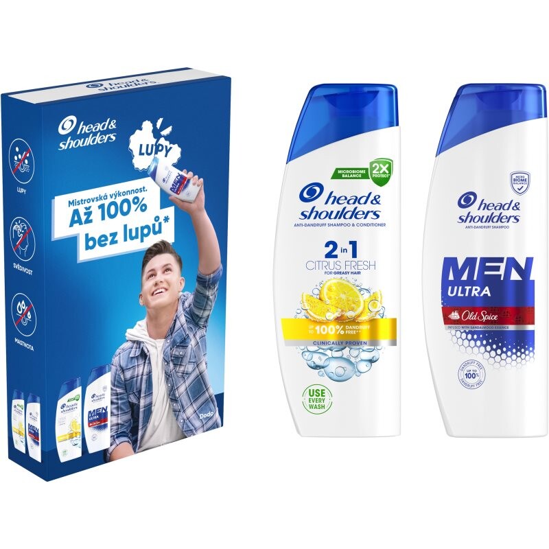 Head & Shoulders Citrus Fresh + Ultra Old Spice darčeková sada pre mužov