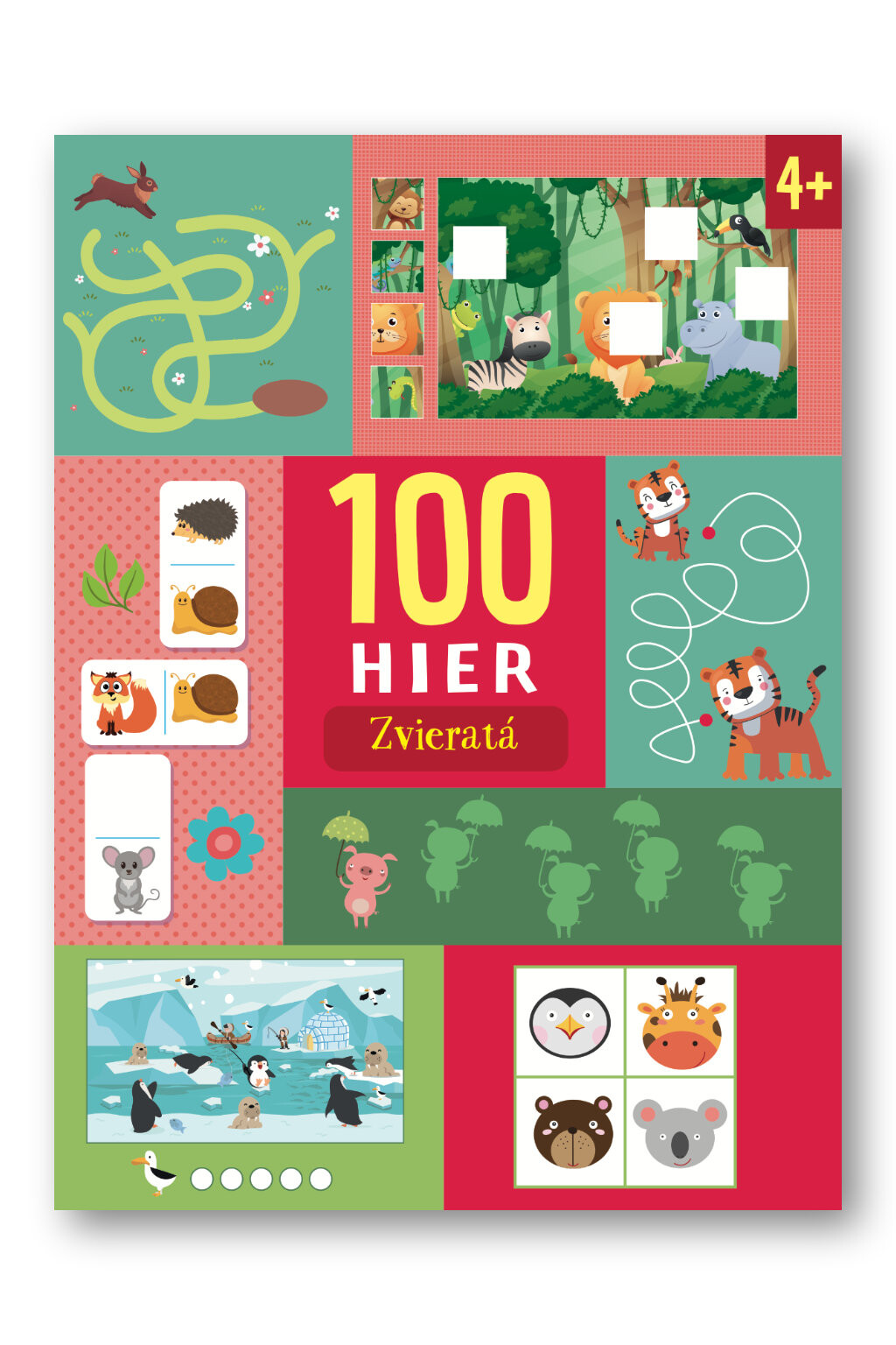 100 hier Zvieratá 4+