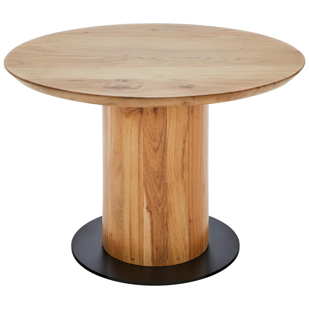 Livetastic KONFERENČNÝ STOLÍK, čierna, farba akácie, drevo, kov, 60/40/60 cm